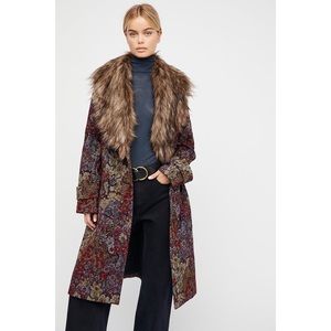 Free People In Good Company Tapestry Coat Large